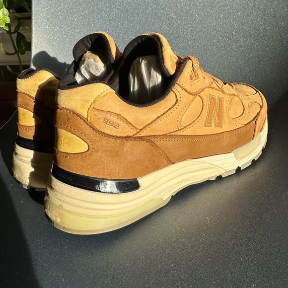 NEW BALANCE 992 M992LX WHEAT MADE IN USA Size 11.5 - Picture 4 of 10